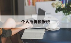 个人所得税报税(个人所得税报税赡养老人)