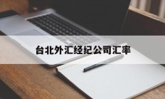 台北外汇经纪公司汇率(台湾外汇twse交易平台)